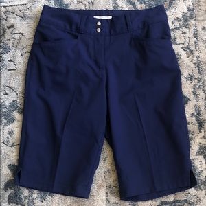 Adidas knee length royal blue shorts